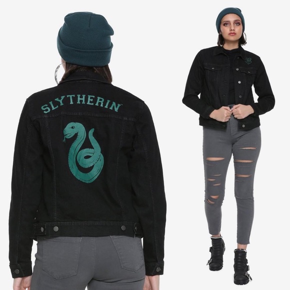 Warner Bros. Jackets & Coats Harry Potter Slytherin Denim Jacket